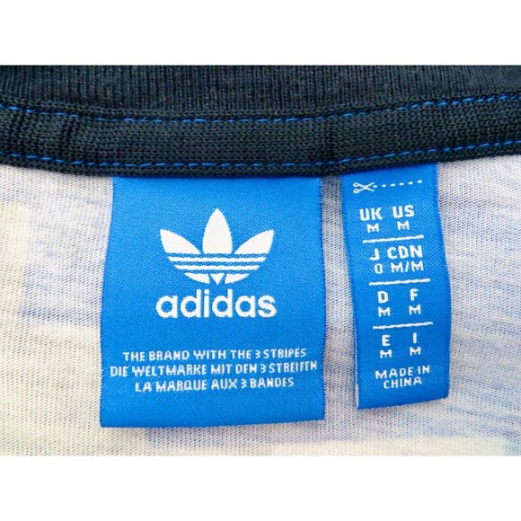 NEW! Adidas Originals Big Trefoil Logo Tee Shirt Royal Blue SZ M - Picture 11 of 13